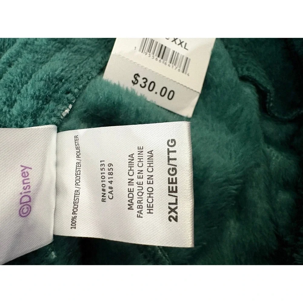 Disney Stitch Joggers Christmas Super‎ Soft Lounge Pants Green Holiday XXL - Picture 6 of 7